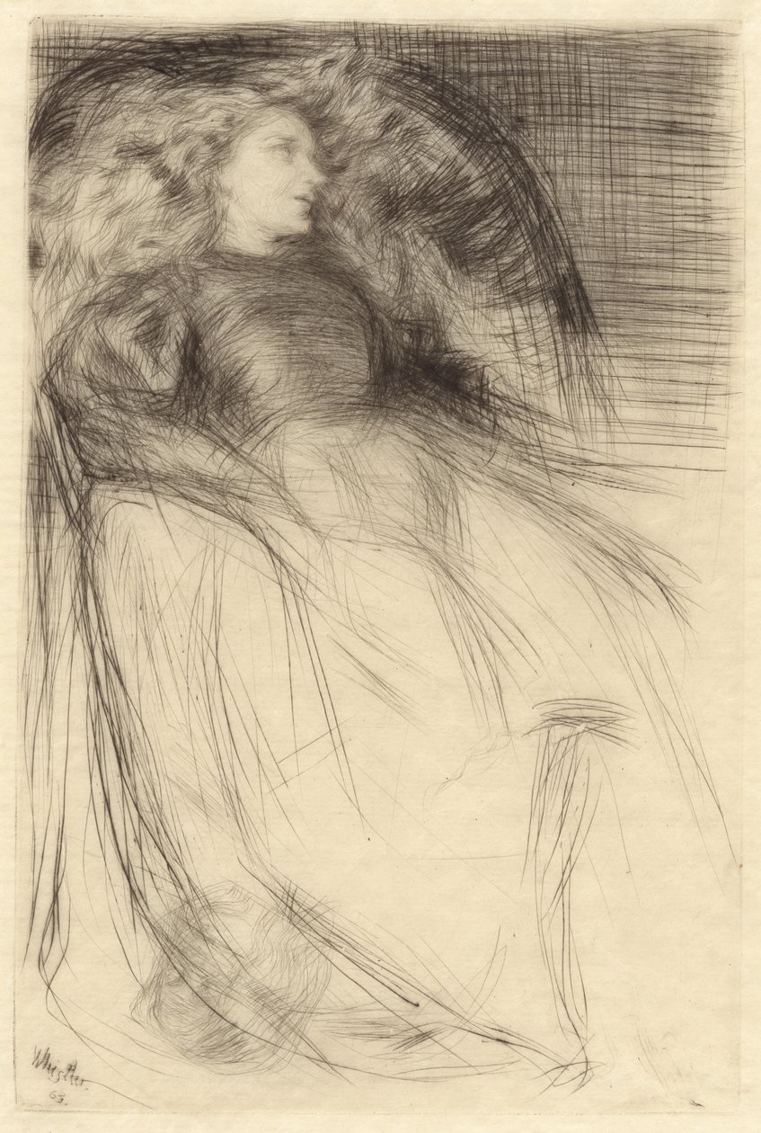 Väsynyt, 1863. tekijältä James Abbott McNeill Whistler