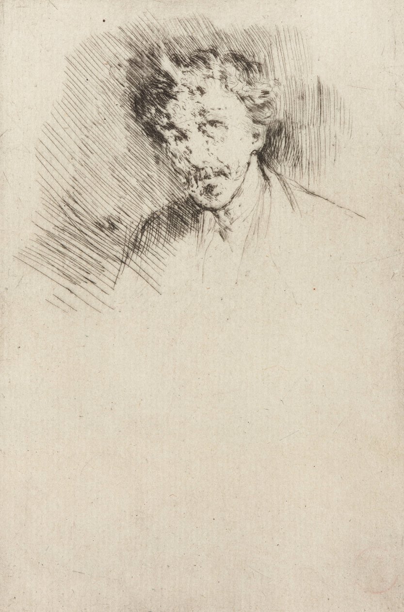 Whistler valkoisen lukon kanssa, 1879. tekijältä James Abbott McNeill Whistler