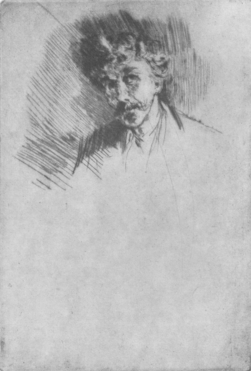 Whistler ja valkoinen lukko, 1879, 1904 tekijältä James Abbott McNeill Whistler