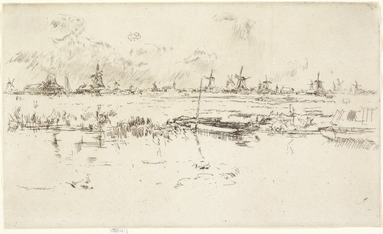 Zaandam, 1889 tekijältä James Abbott McNeill Whistler