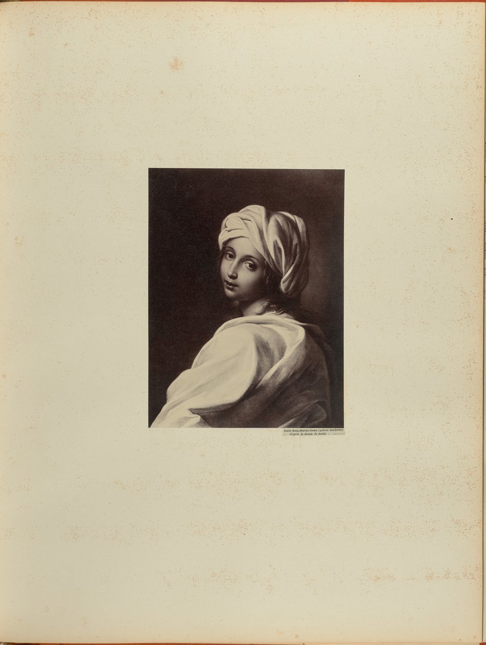 Guido Reni, Beatrice Cenci. (Barberinin galleria) Rocchin piirroksen mukaan. tekijältä James Anderson