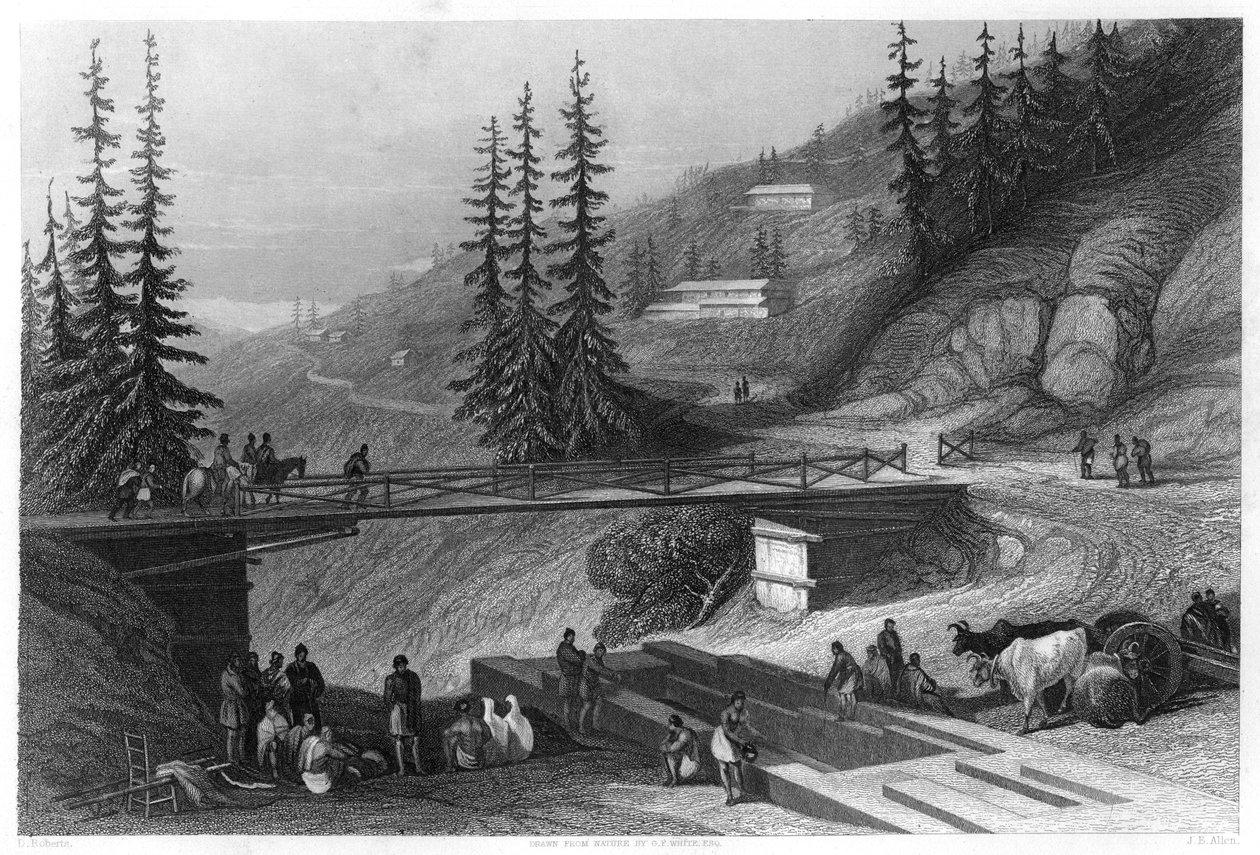 Simla, Intia, 1860. tekijältä James B. Allen