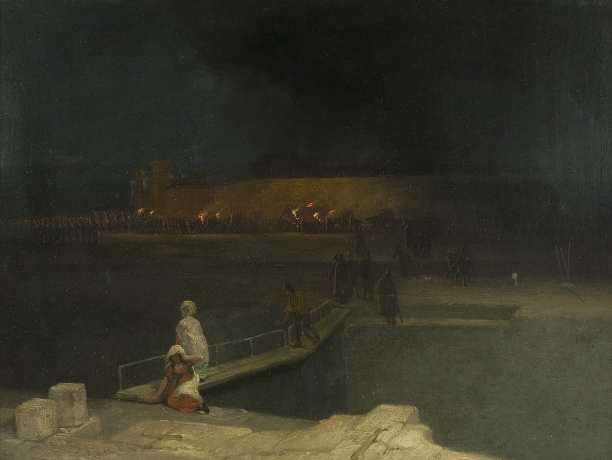 Bristol Riots: Prisoners saattajana Torchlight tekijältä James Baker Pyne