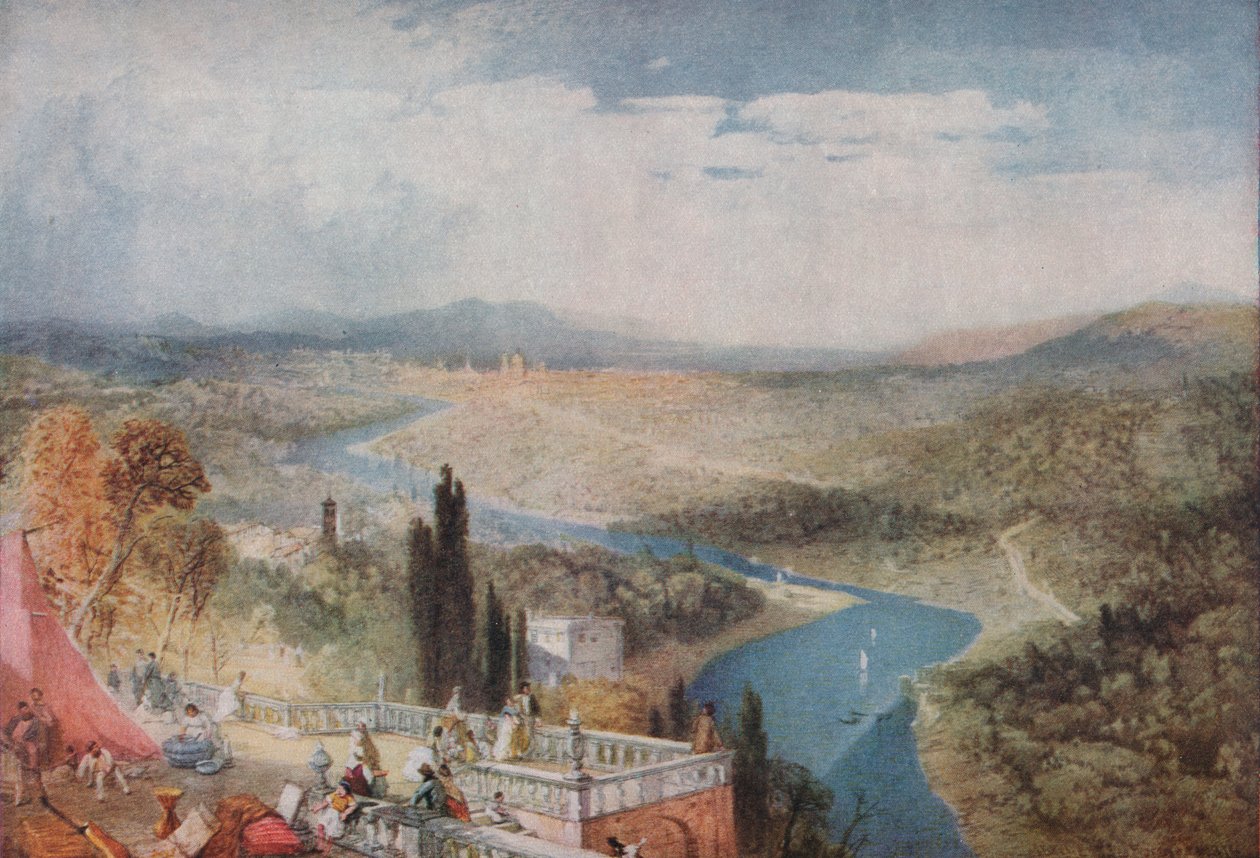 Firenze, 1839, 1918 tekijältä James Baker Pyne