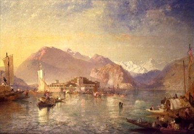 Isola Bella Maggiore-järvellä tekijältä James Baker Pyne