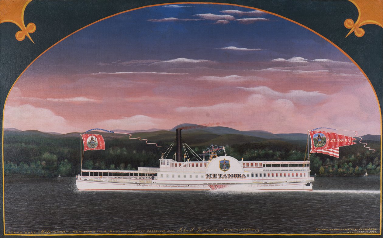 Mela höyrylaiva Metamora, 1859 tekijältä James Bard