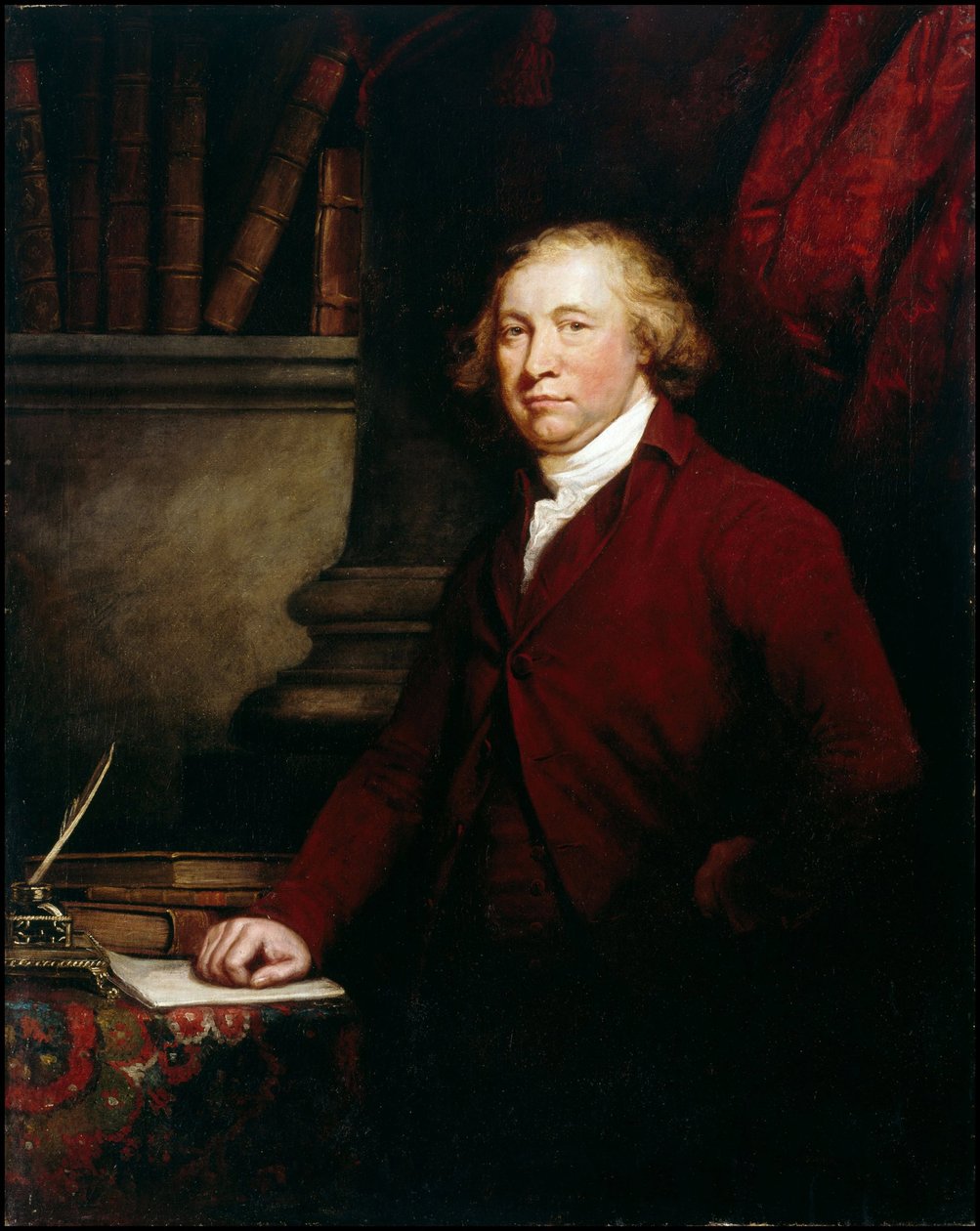 Edmund Burken (1730-1797) muotokuva, Barry, James (1741-1806). Öljy kankaalle. Irlannin kansallisgalleria tekijältä James Barry