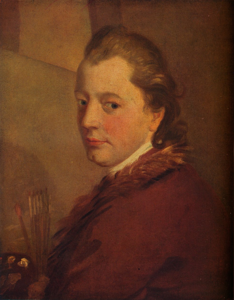 Omakuva, c1790 tekijältä James Barry