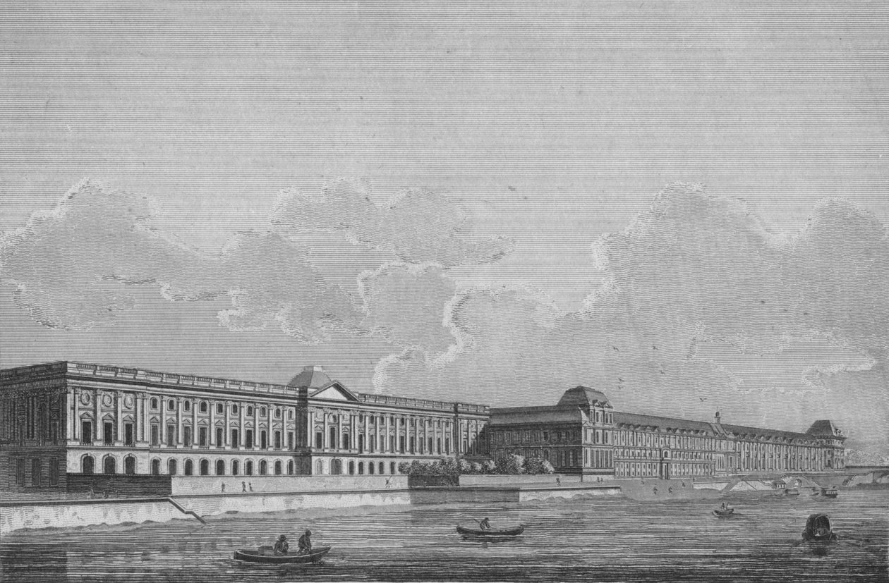 Louvre, 1700-luku. tekijältä James Basire I