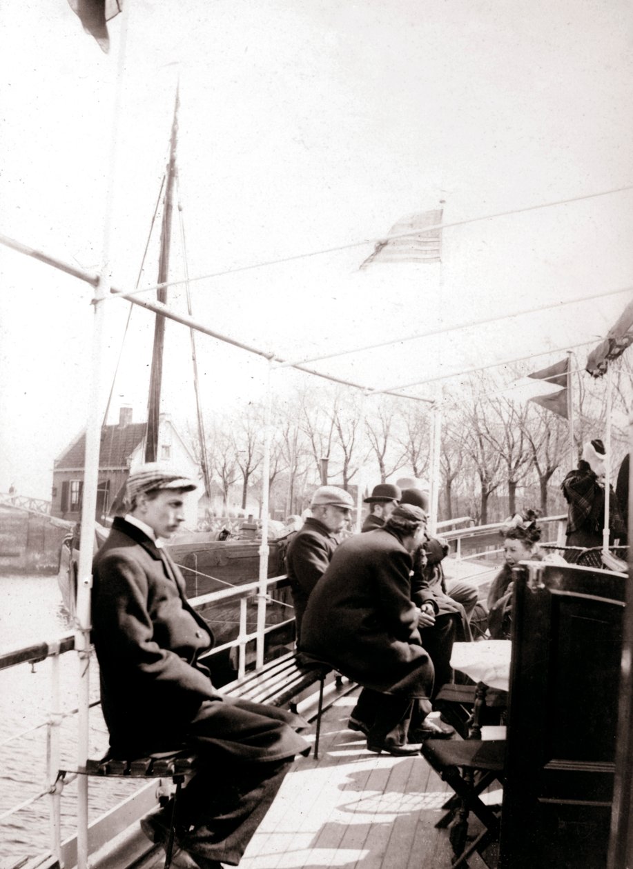 Veneen matkustajat, Broek, Alankomaat, 1898. tekijältä James Batkin