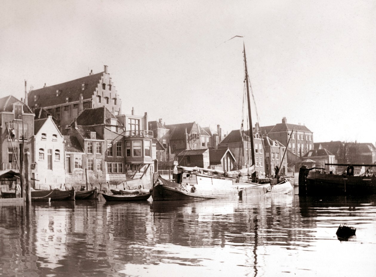 Kanavaveneet, Dordrecht, Alankomaat, 1898 tekijältä James Batkin