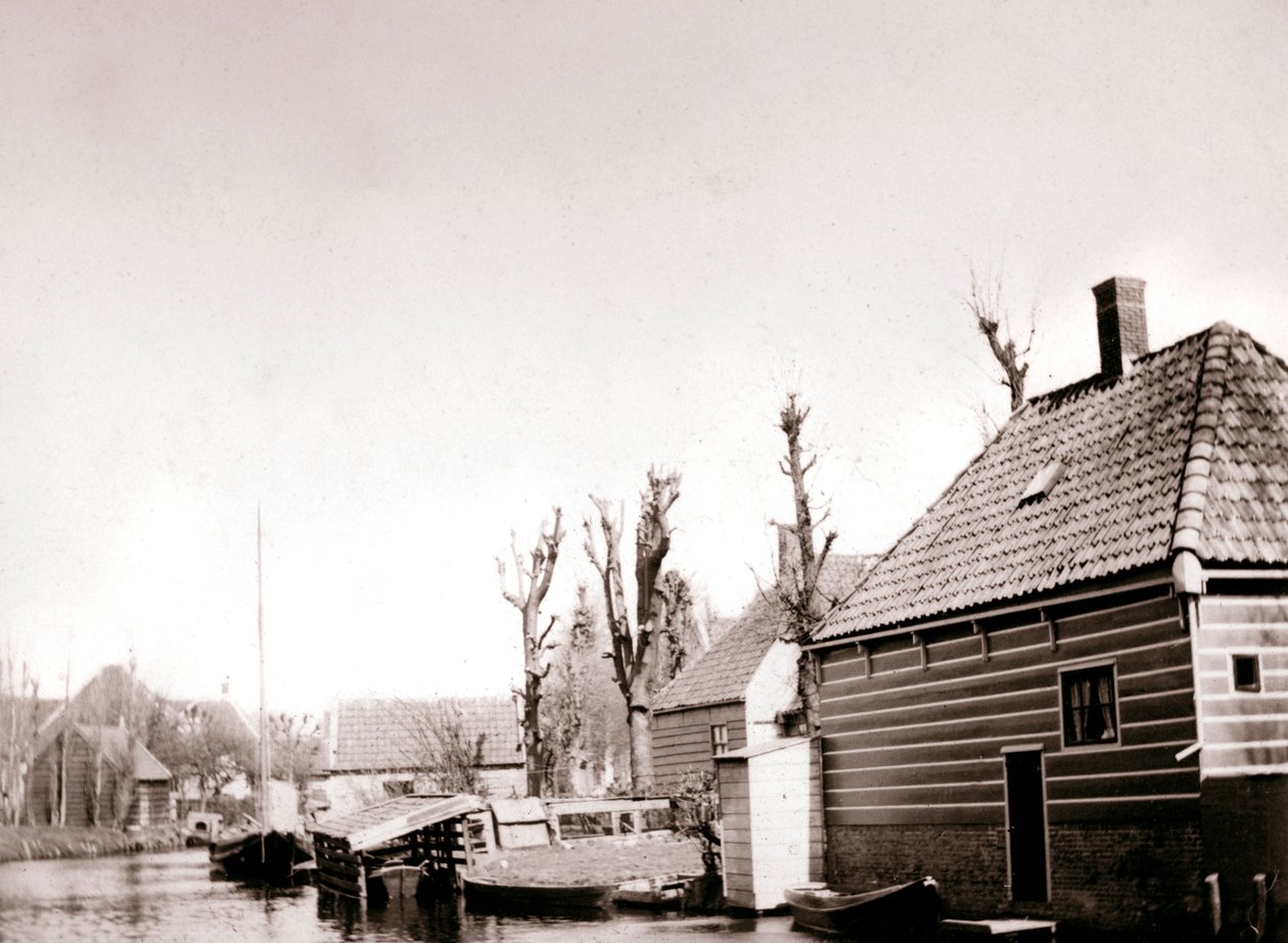 Canalside talot, Broek, Alankomaat, 1898 tekijältä James Batkin