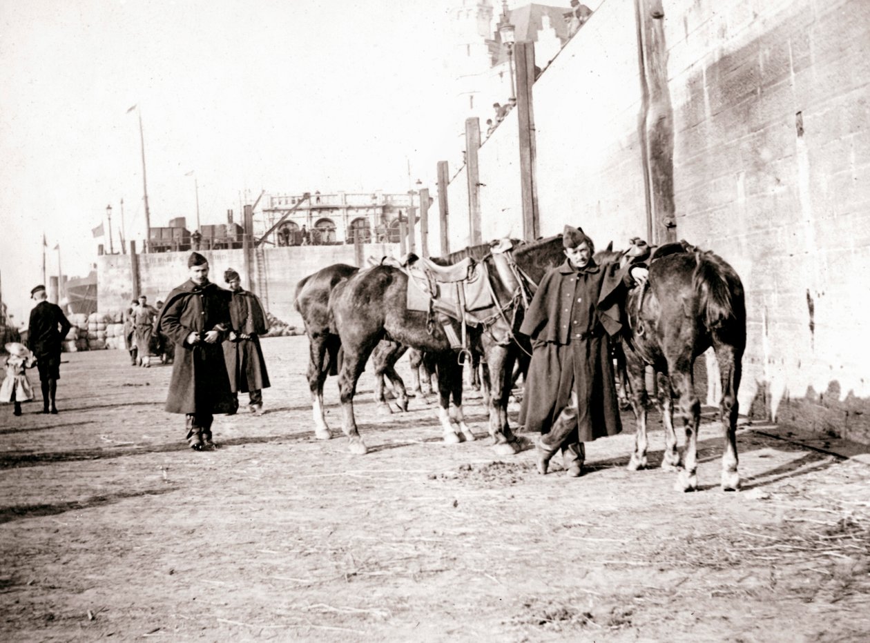 Horseriders, Antwerpen, 1898. tekijältä James Batkin
