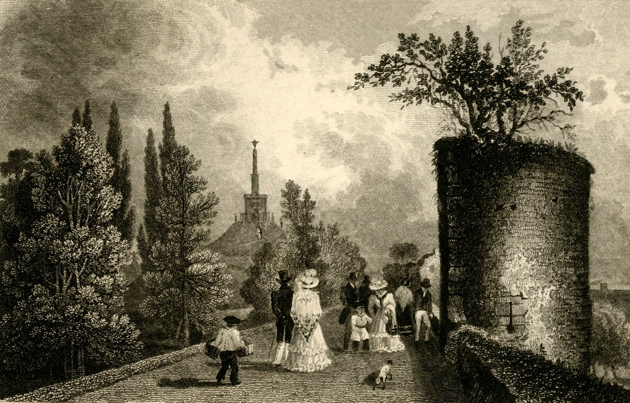 Danejohn Hill, Canterbury, Kent, 1829. tekijältä James Baylis Allen