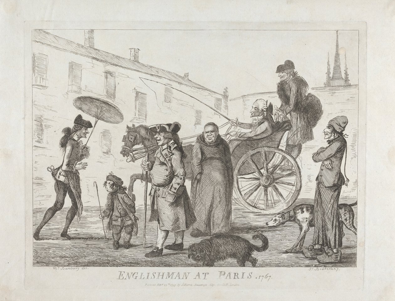 englez la Paris, 1767 finlandez tekijältä James Bretherton