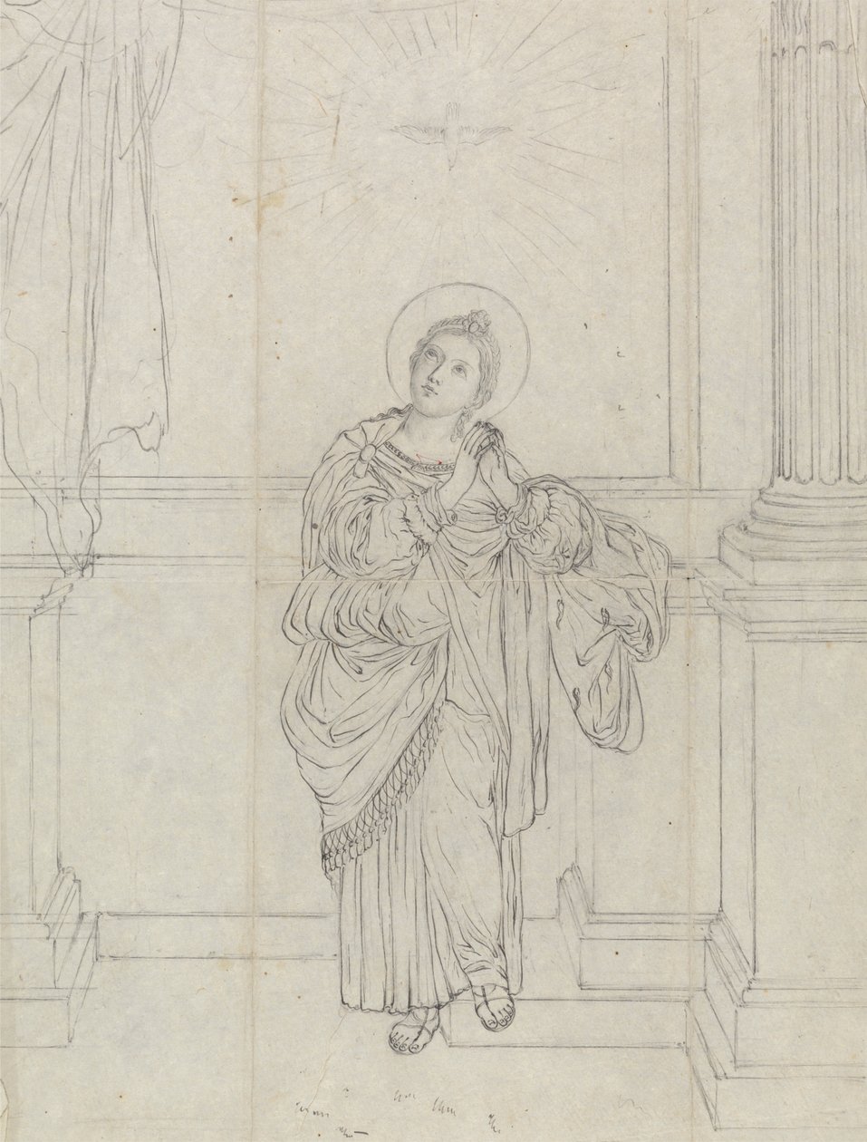 St Agnes (Domenichinon mukaan) tekijältä James Bruce