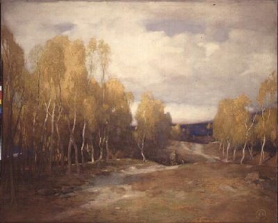 Moorland (akvarelli) tekijältä James Cadenhead