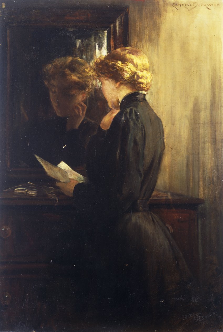 Kirje, 1910 tekijältä James Carroll Beckwith