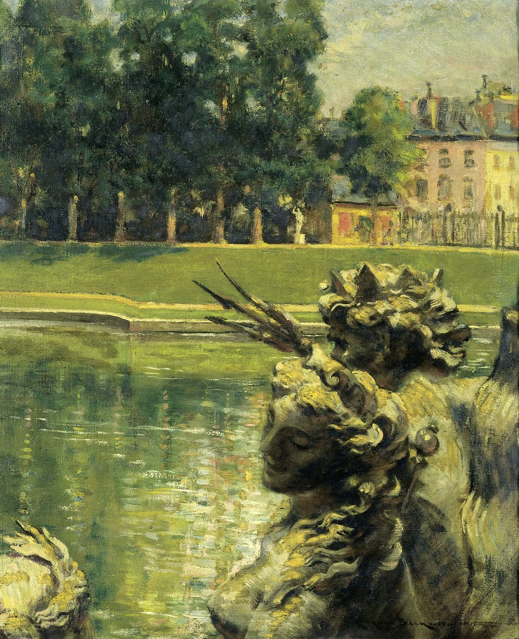 Neptunuksen suihkulähde, Versailles tekijältä James Carroll Beckwith