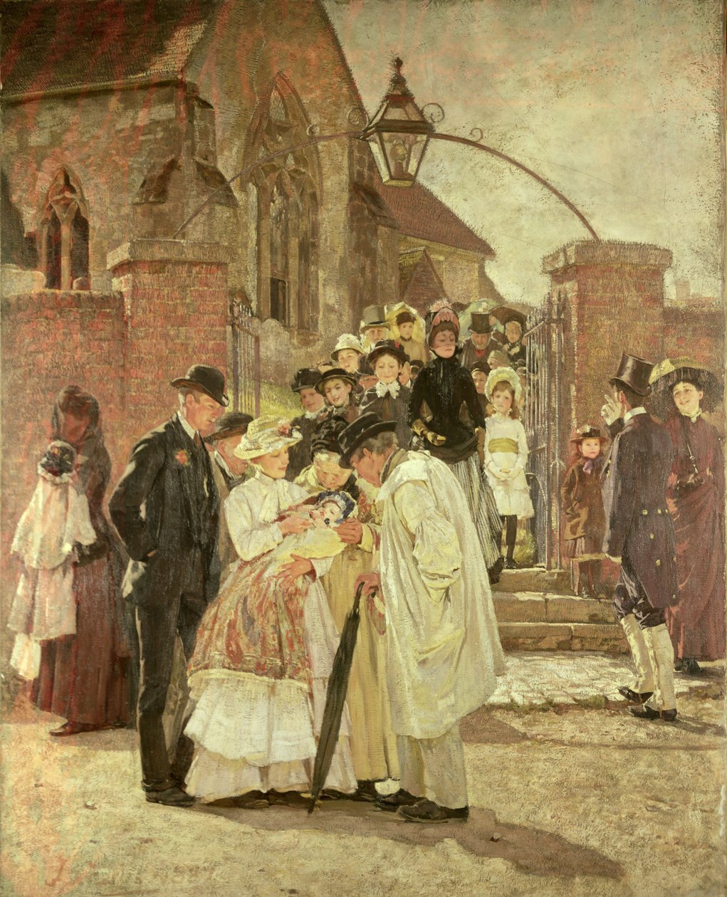 Ristiäissunnuntai (South Harting, Sussex) 1887 (öljy kankaalle) tekijältä James Charles