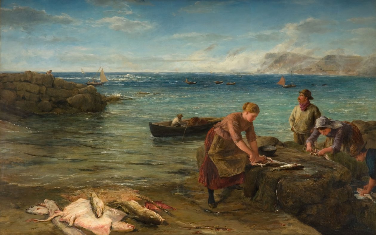Breakfast For The Porth, 1907. tekijältä James Clarke Hook