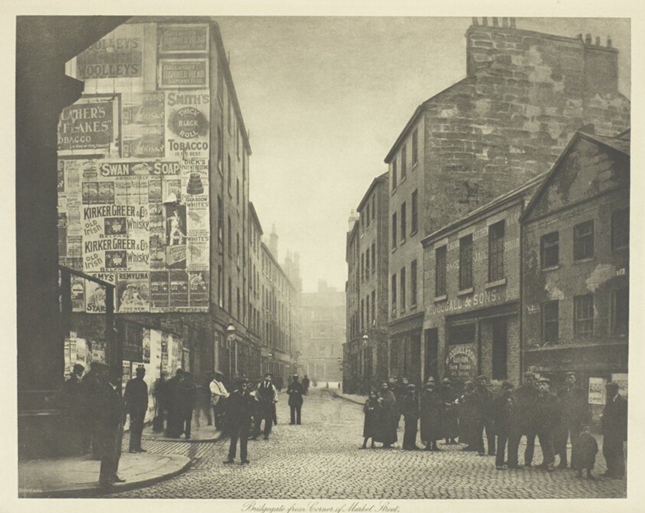 Bridgegate alkaen Corner of Market Street tekijältä James Craig Annan