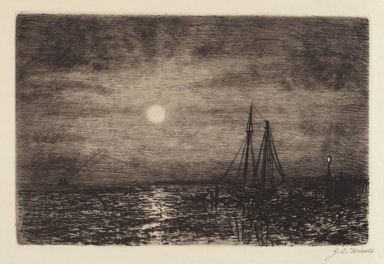 Moonlight laskuveden aikaan tekijältä James Craig Nicoll