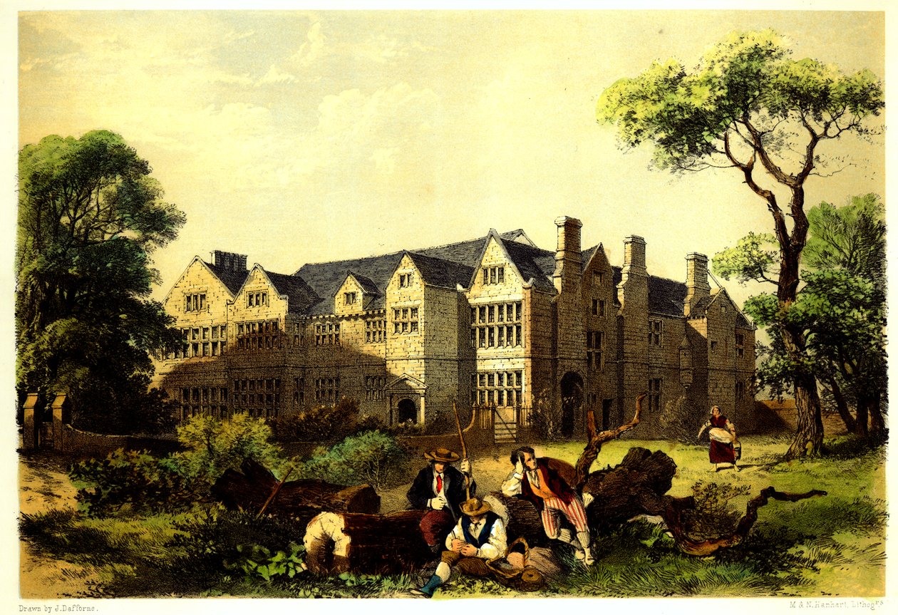 Sawston Hall, Cambridgeshire, 1848 tekijältä James Dafforne