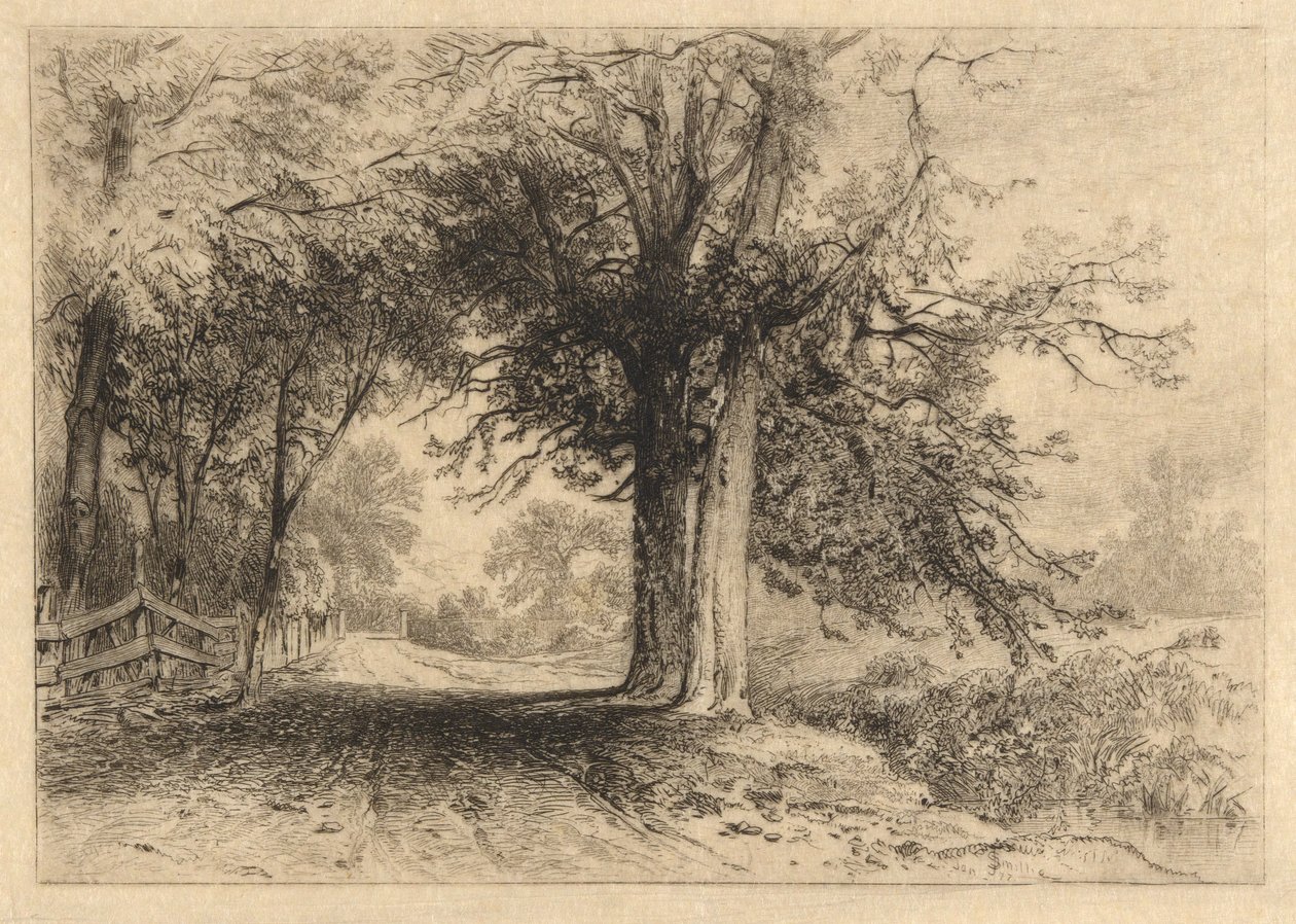 A Farm Lane, tammikuu 1887, Opus 2 tekijältä James David Smillie