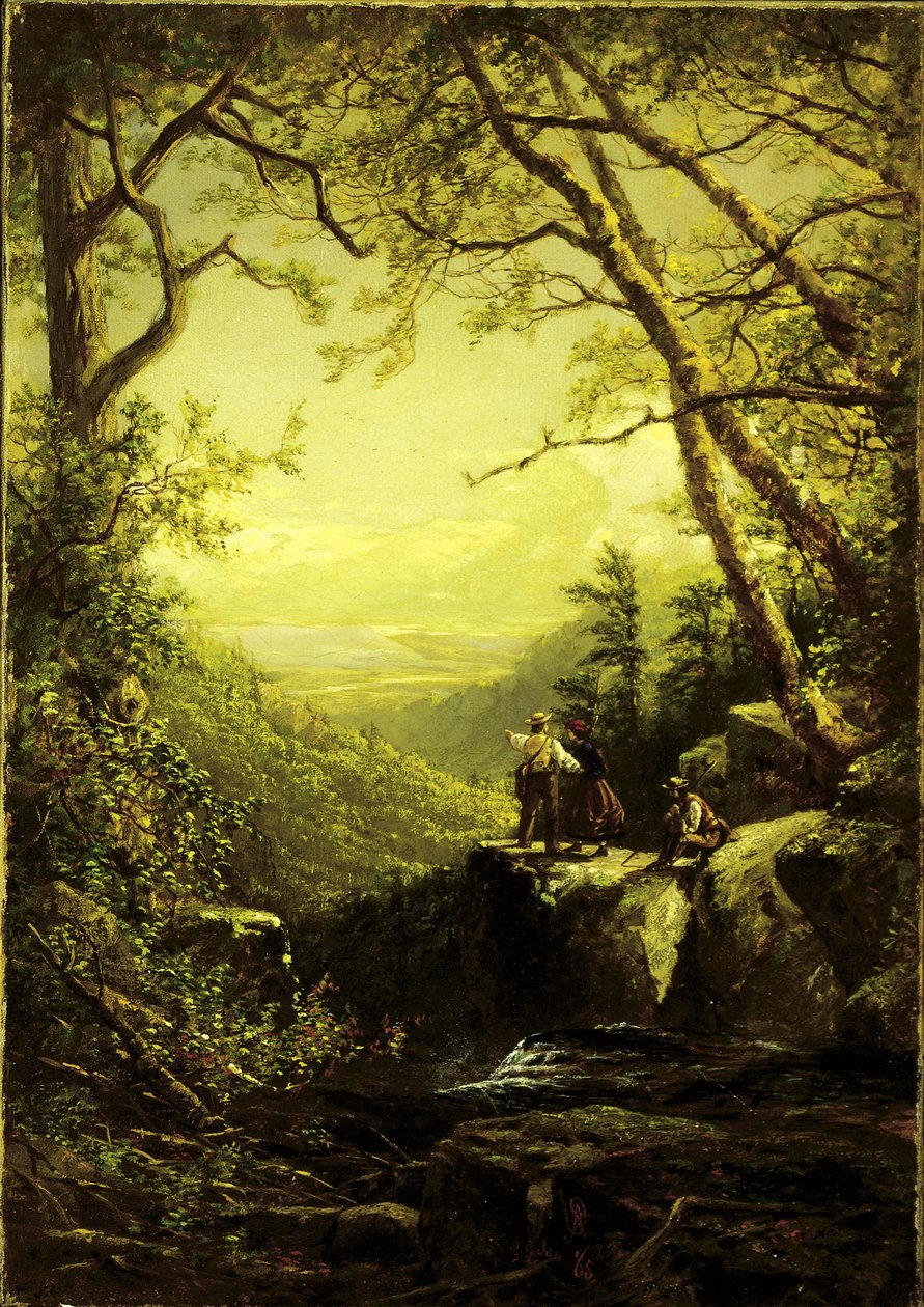 Kaaterskill Clove, tammikuu 1865, 1865. tekijältä James David Smillie