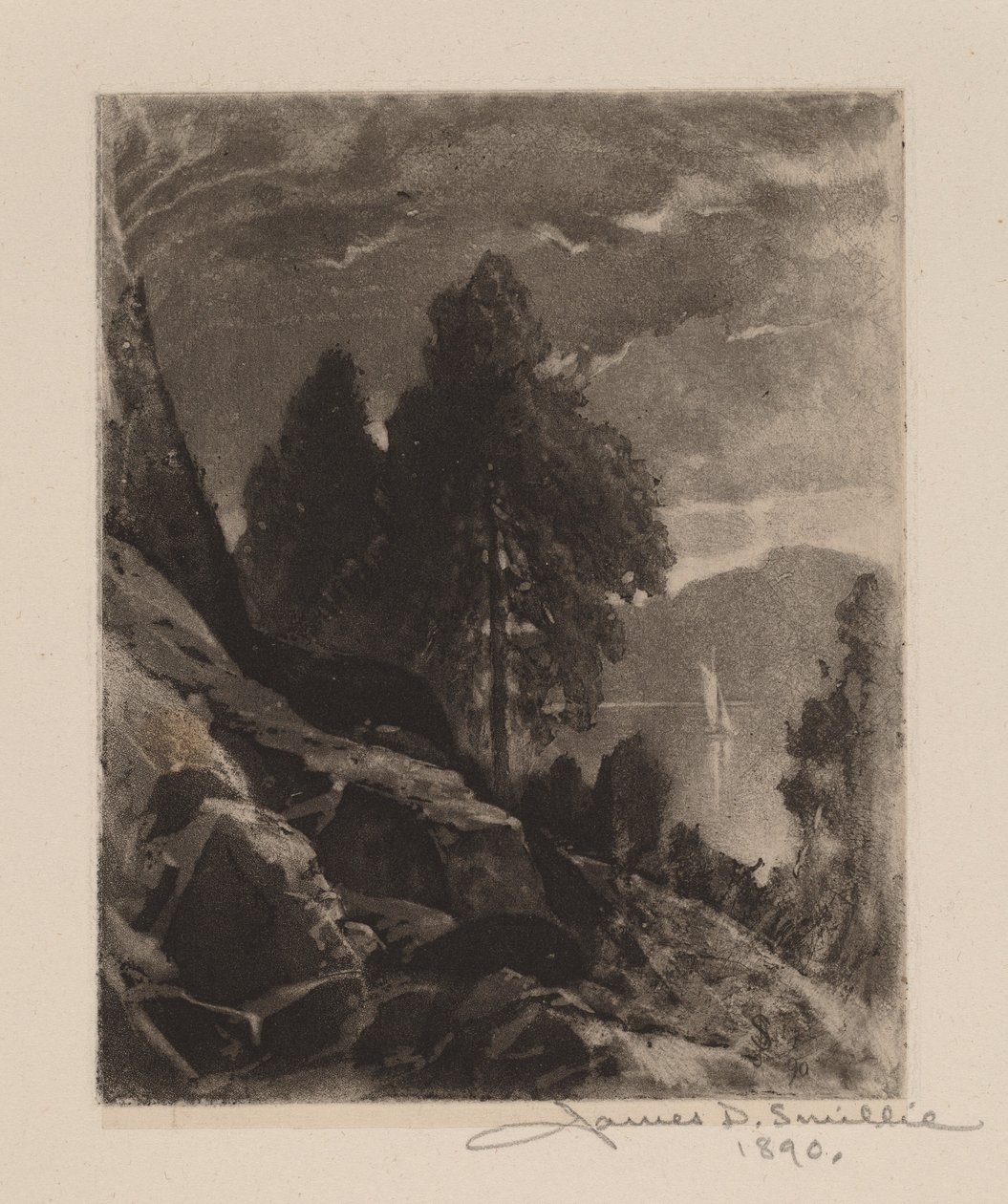 Nimetön (koe – Wet Aquatint) tekijältä James David Smillie
