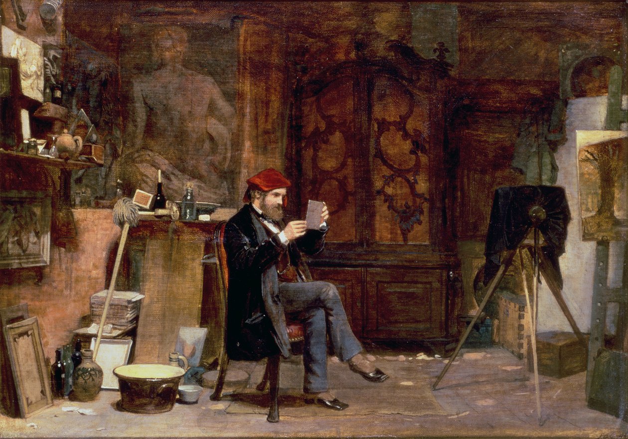Valokuvaajan studio, n. 1850 tekijältä James Digman Wingfield