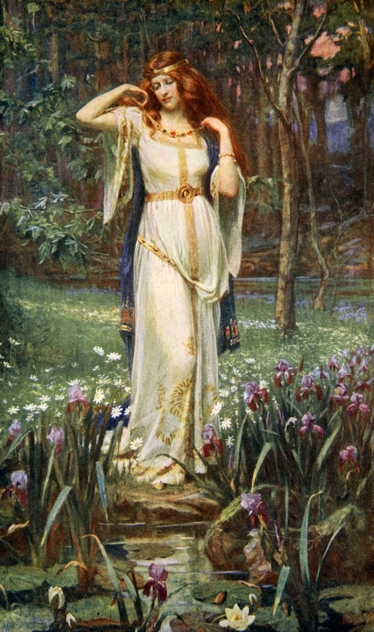 Freyja ja kaulakoru, 1890. tekijältä James Doyle Penrose