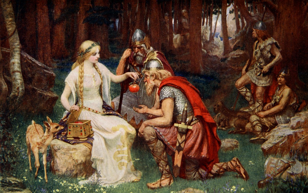"Idun ja omenat", 1890. tekijältä James Doyle Penrose