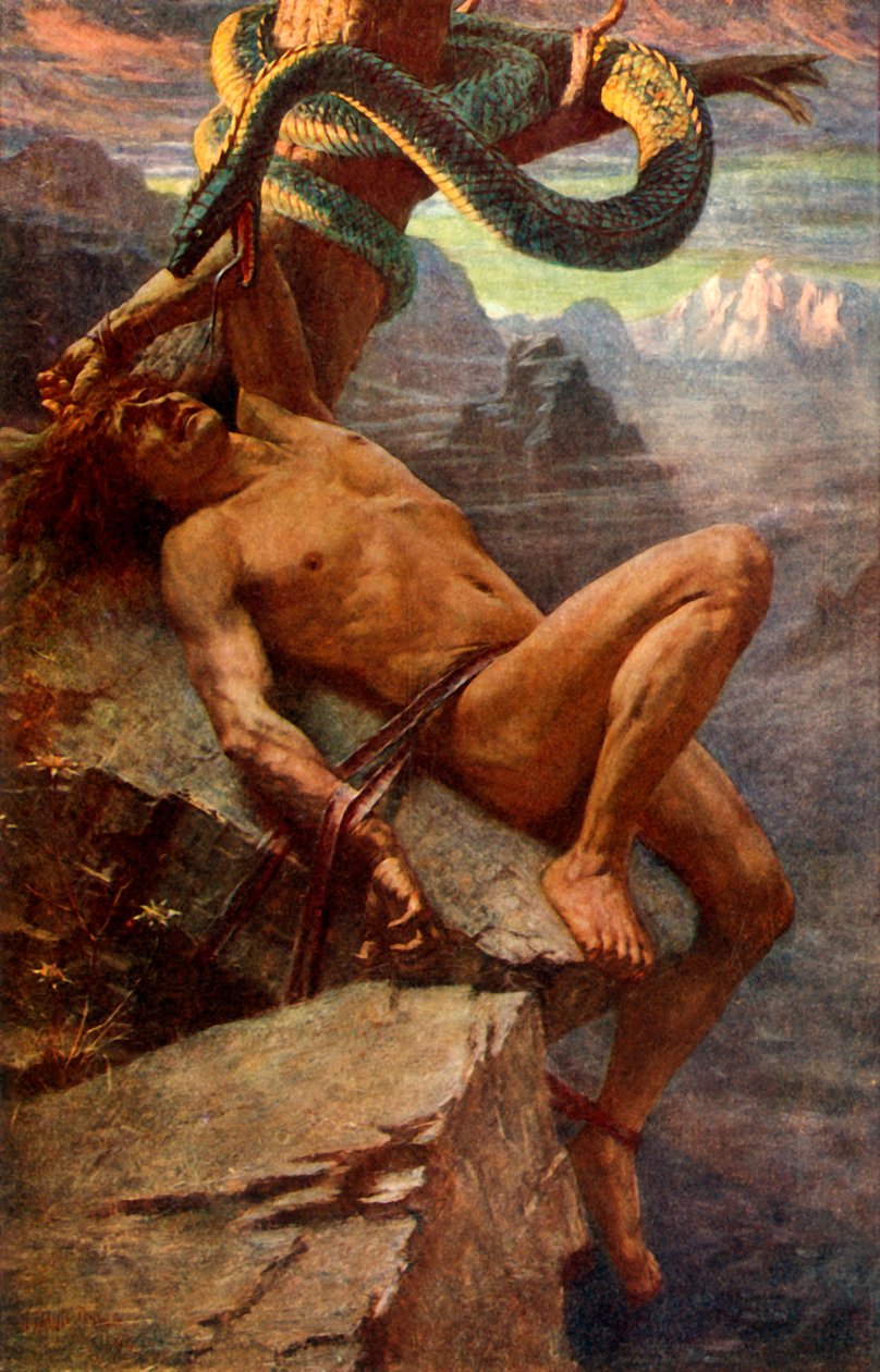 "Loken rangaistus", 1912. tekijältä James Doyle Penrose