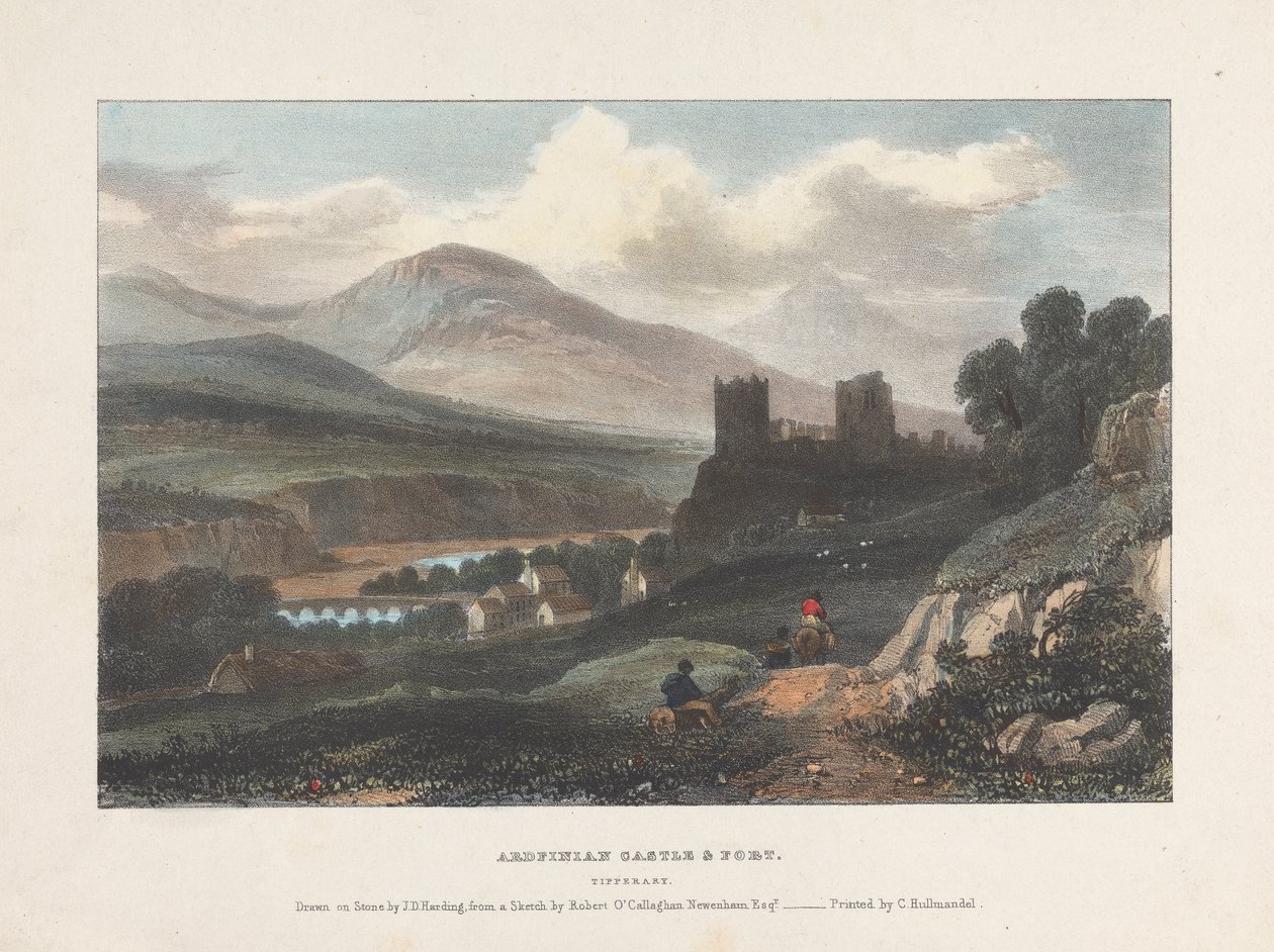 Ardfinianin linna ja Fort Tipperary tekijältä James Duffield Harding