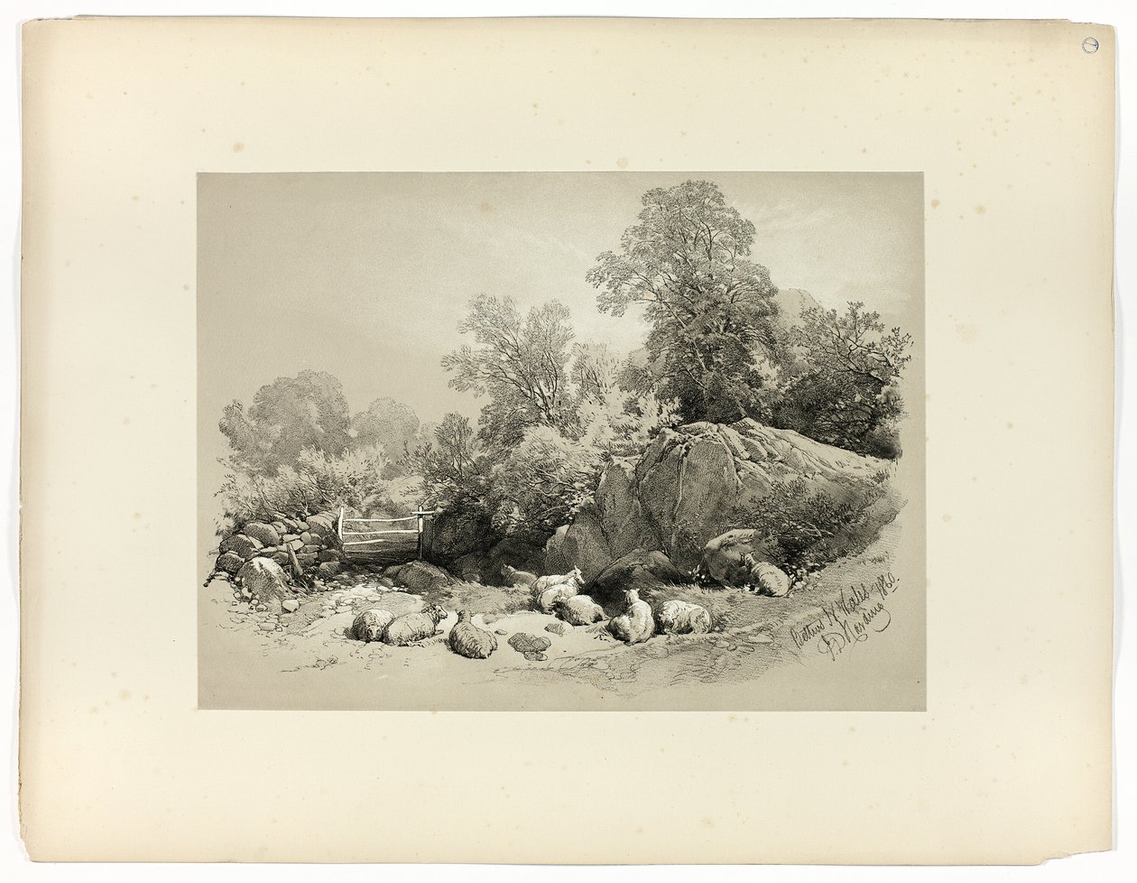 Bettws, N. Wales, Picturesque Selectionsilta tekijältä James Duffield Harding