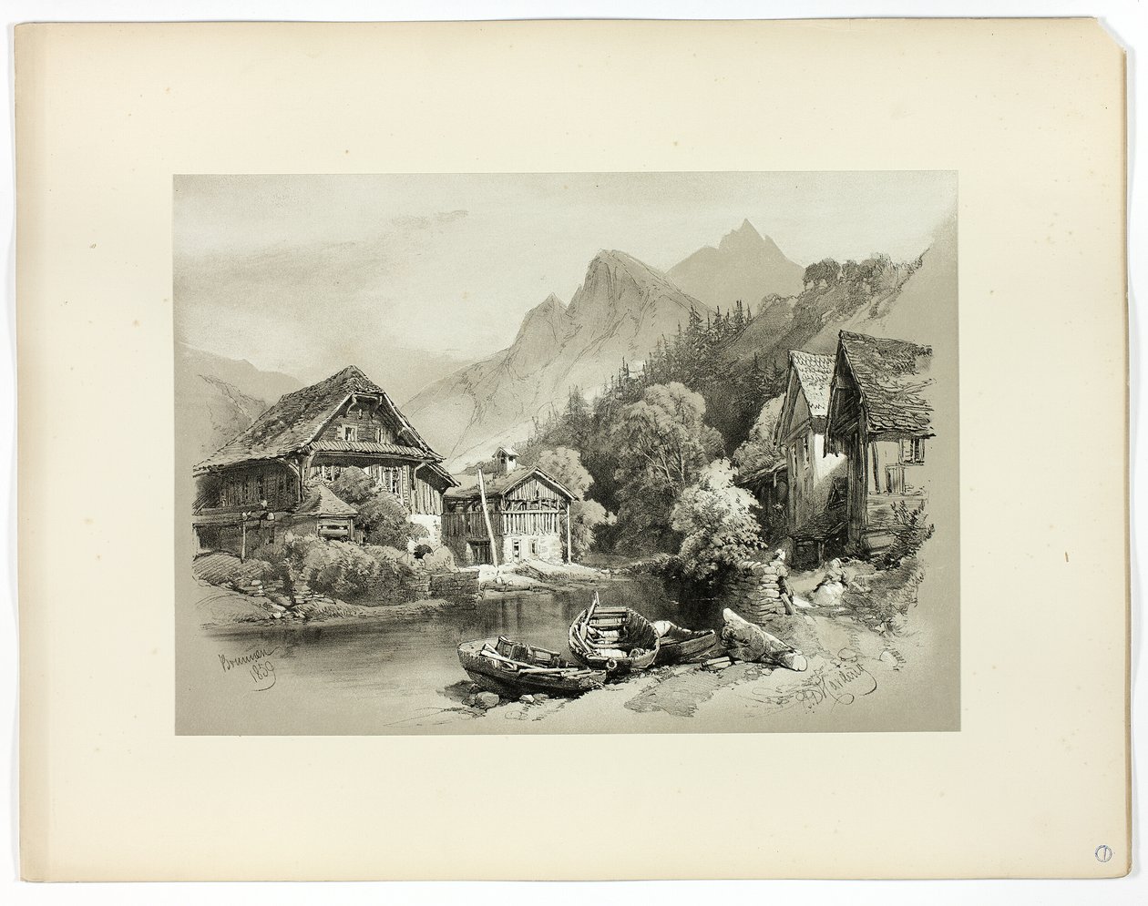 Brunnen, Picturesque Selectionsista tekijältä James Duffield Harding