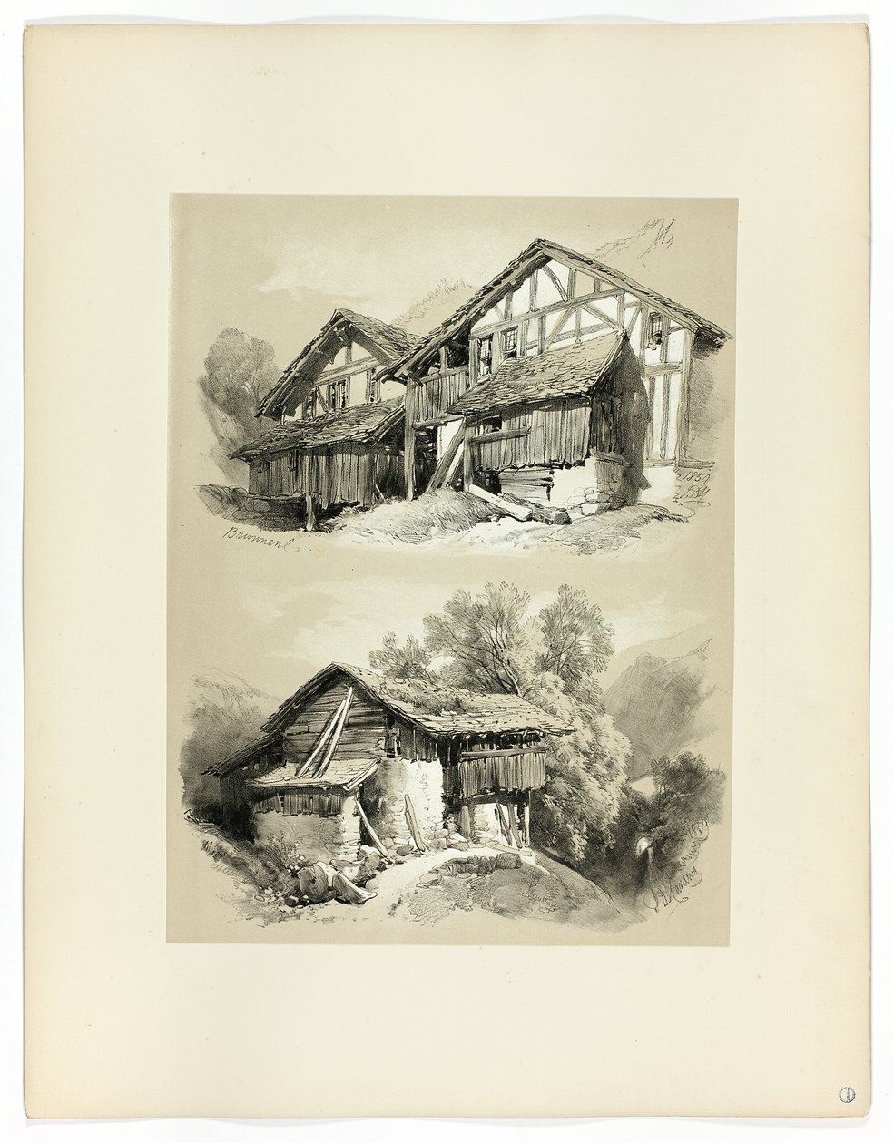 Brunnen, Picturesque Selectionsista tekijältä James Duffield Harding