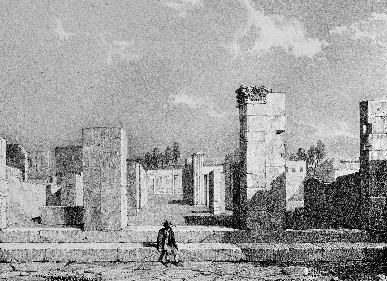Caius Sallustin talo, 1828 tekijältä James Duffield Harding