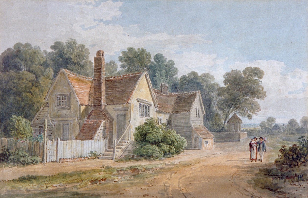 "Näkymä Dorkingissa, Surreyssa", 1800-luku tekijältä James Duffield Harding