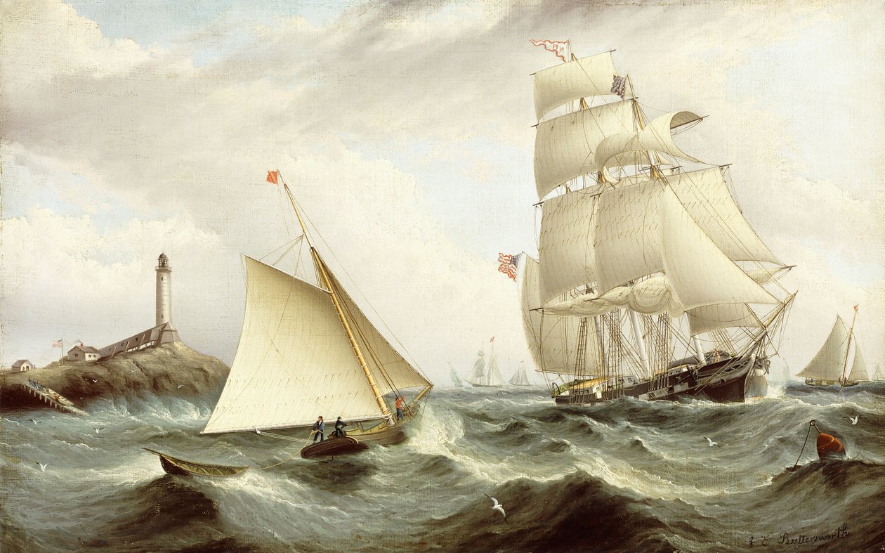 Poimitaan Pilot-Isle of Shoals, New Hampshire, tekijältä James E. Buttersworth