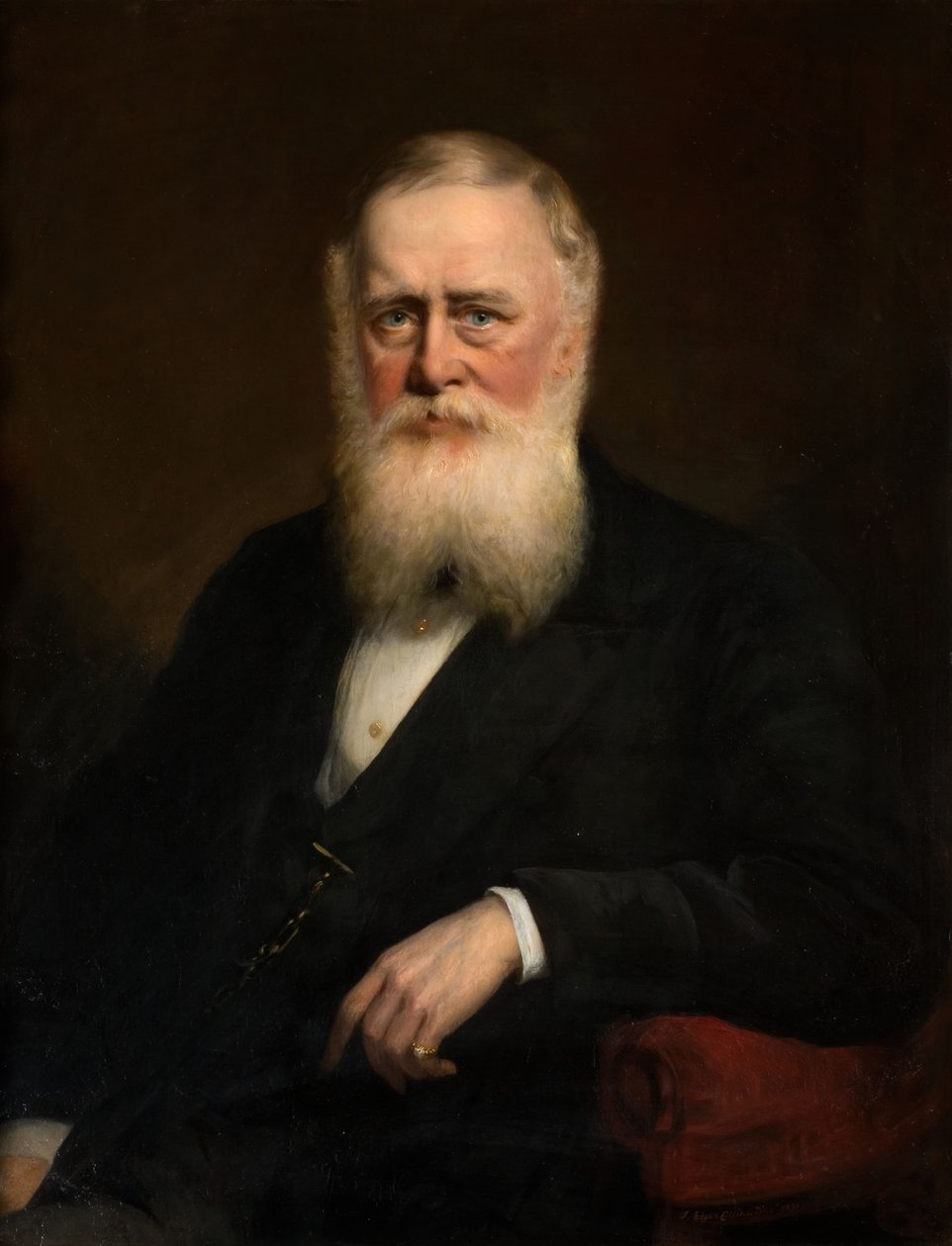 Thomas Phillipsin muotokuva, 1871. tekijältä James Edgell Collins