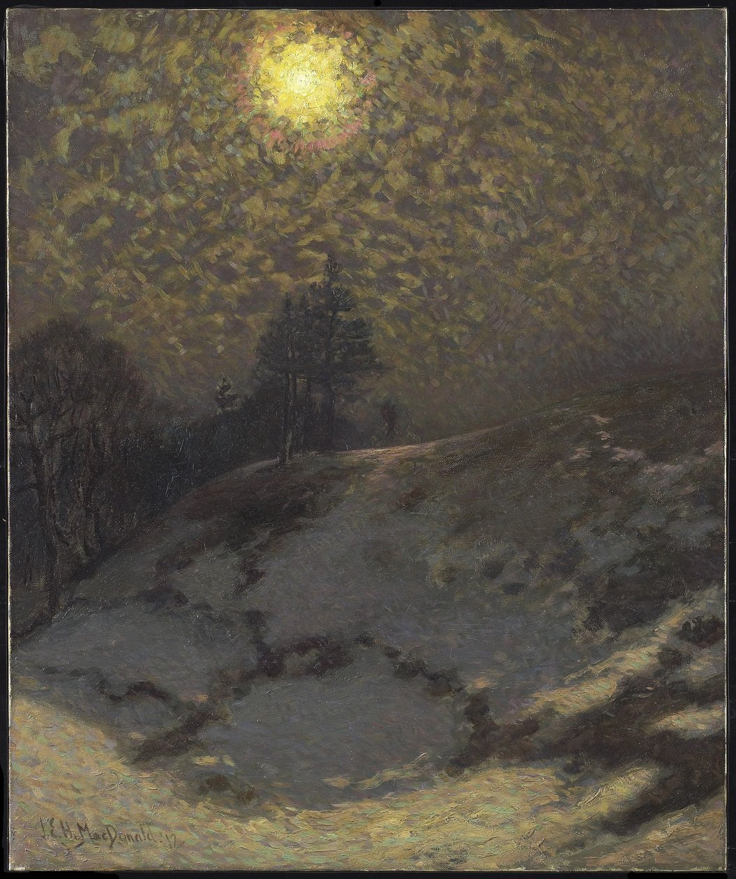 Varhaisilta, talvi, 1912 tekijältä James Edward Hervey Macdonald