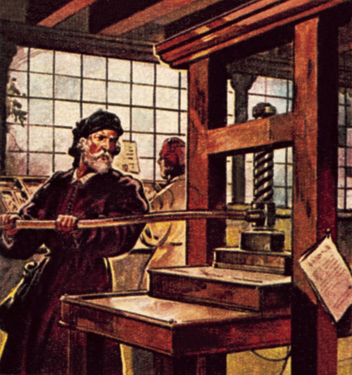 Caxtonin kirjapaino tekijältä James Edwin McConnell