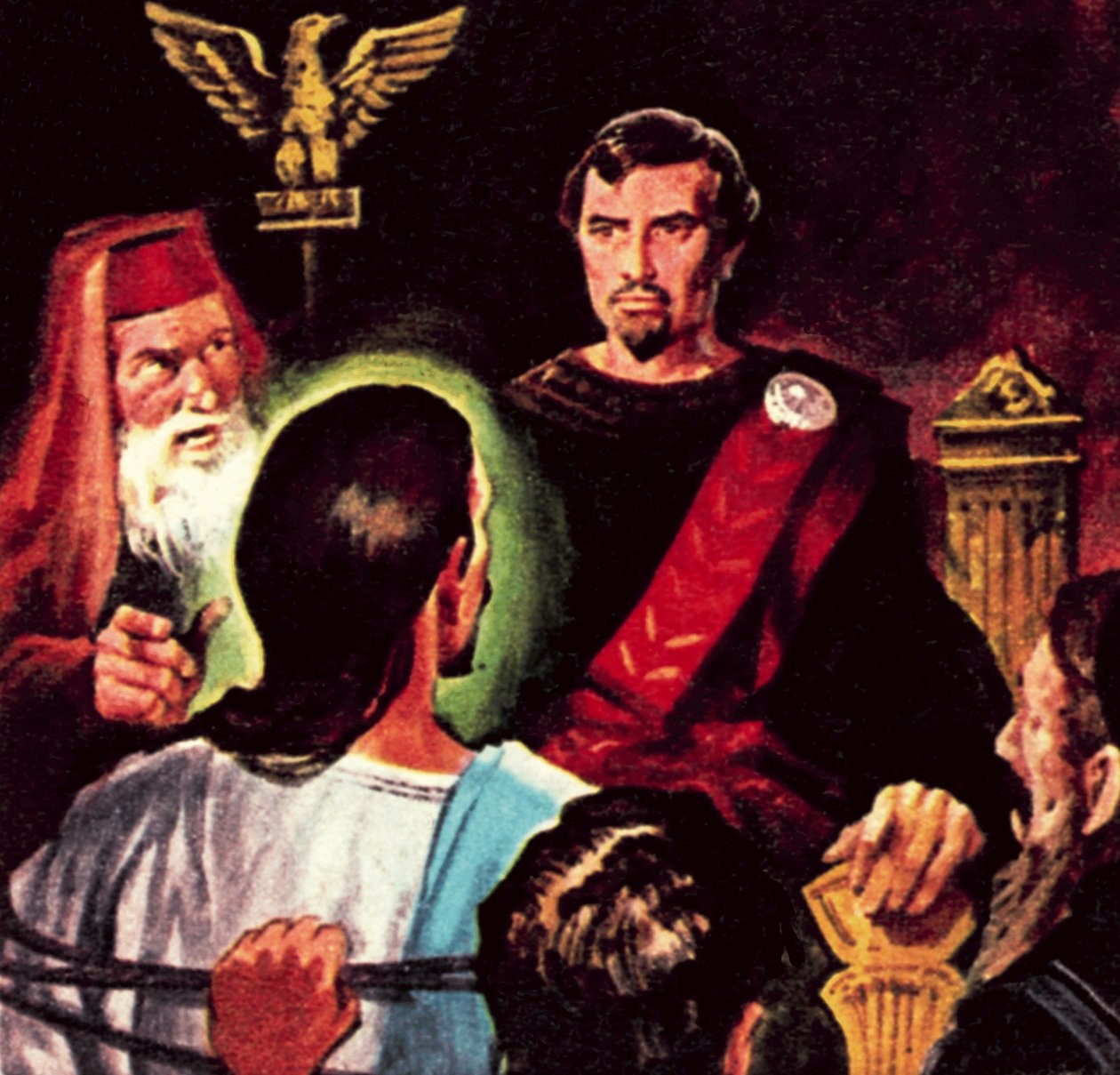 Pontius Pilatus tuomitsee Jeesuksen Kristuksen tekijältä James Edwin McConnell
