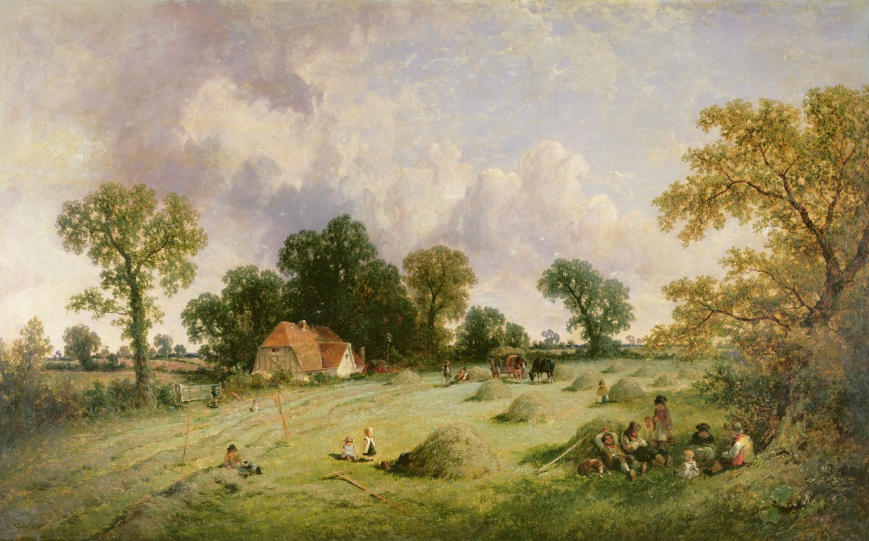 Heinänteko Hampshiressa tekijältä James Edwin Meadows