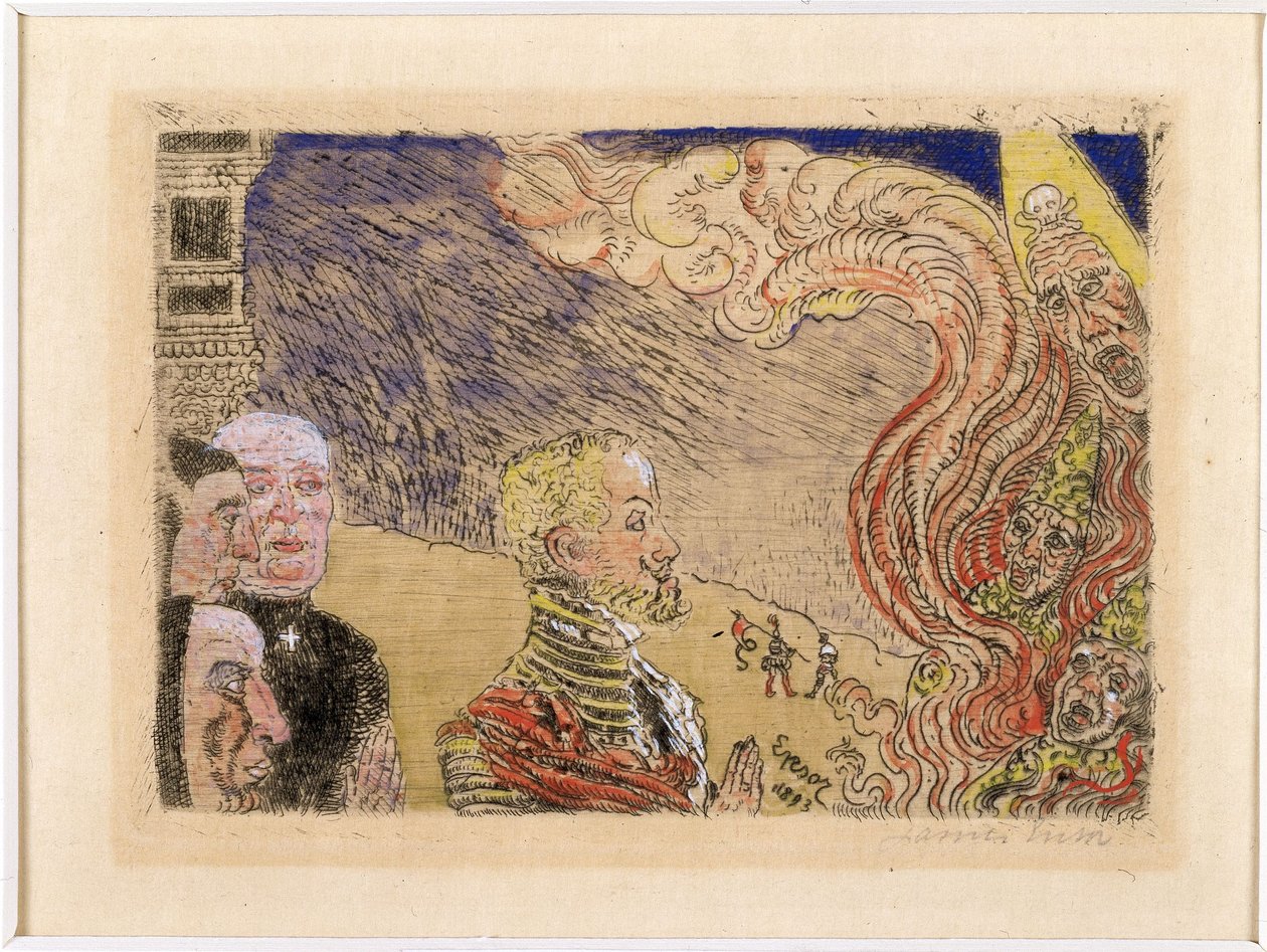 Autodafe tekijältä James Ensor