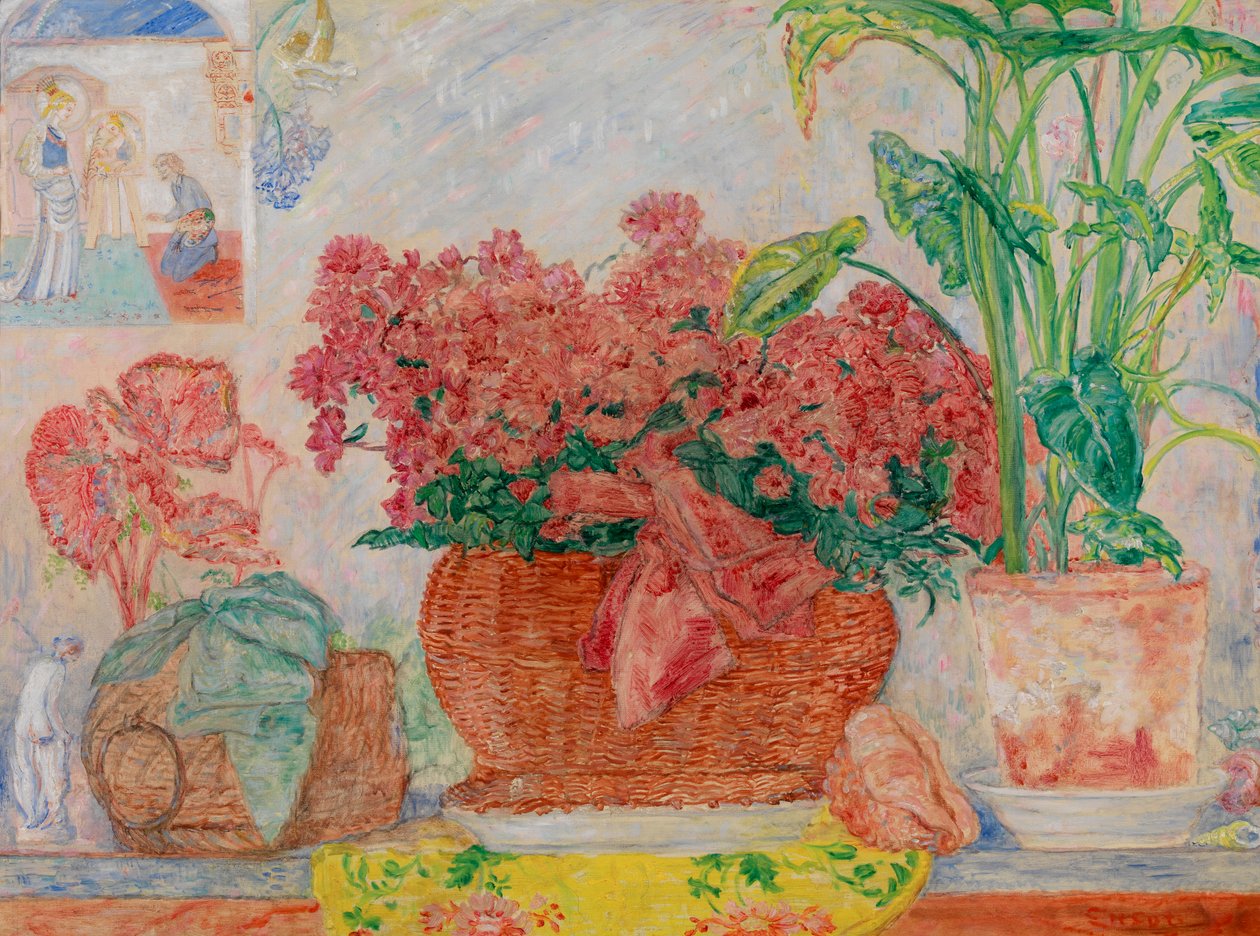 Atsaleat, n. 1920-30 (öljy kankaalle) tekijältä James Ensor