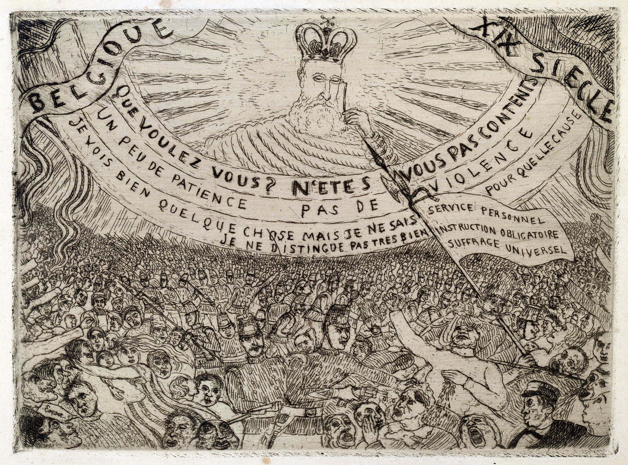Belgia XIX vuosisadalla tekijältä James Ensor